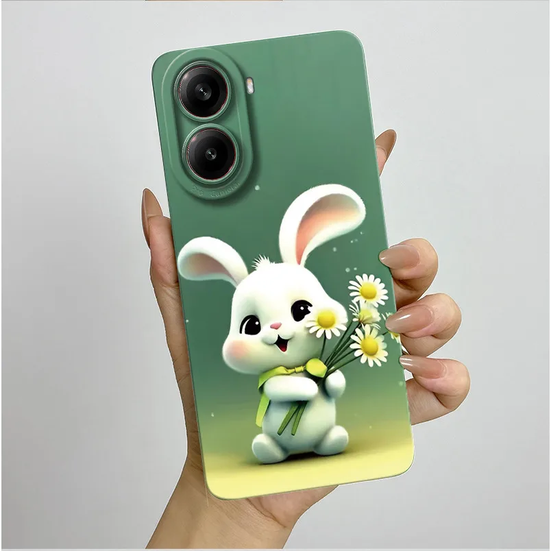 Para Poco X7 Pro funda bonita flores suave y delgada contraportada para Xiaomi Poco X7Pro PocoX7 Pro Redmi Turbo 4 5G funda PocoX7Pro Fundas - imagen 3