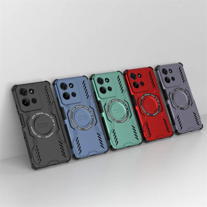Para Motorola Moto G75 Funda Moto G75 Funda disipación de calor carga inalámbrica magnética Fundas protectoras para teléfono en Moto G75 Funda - imagen 2