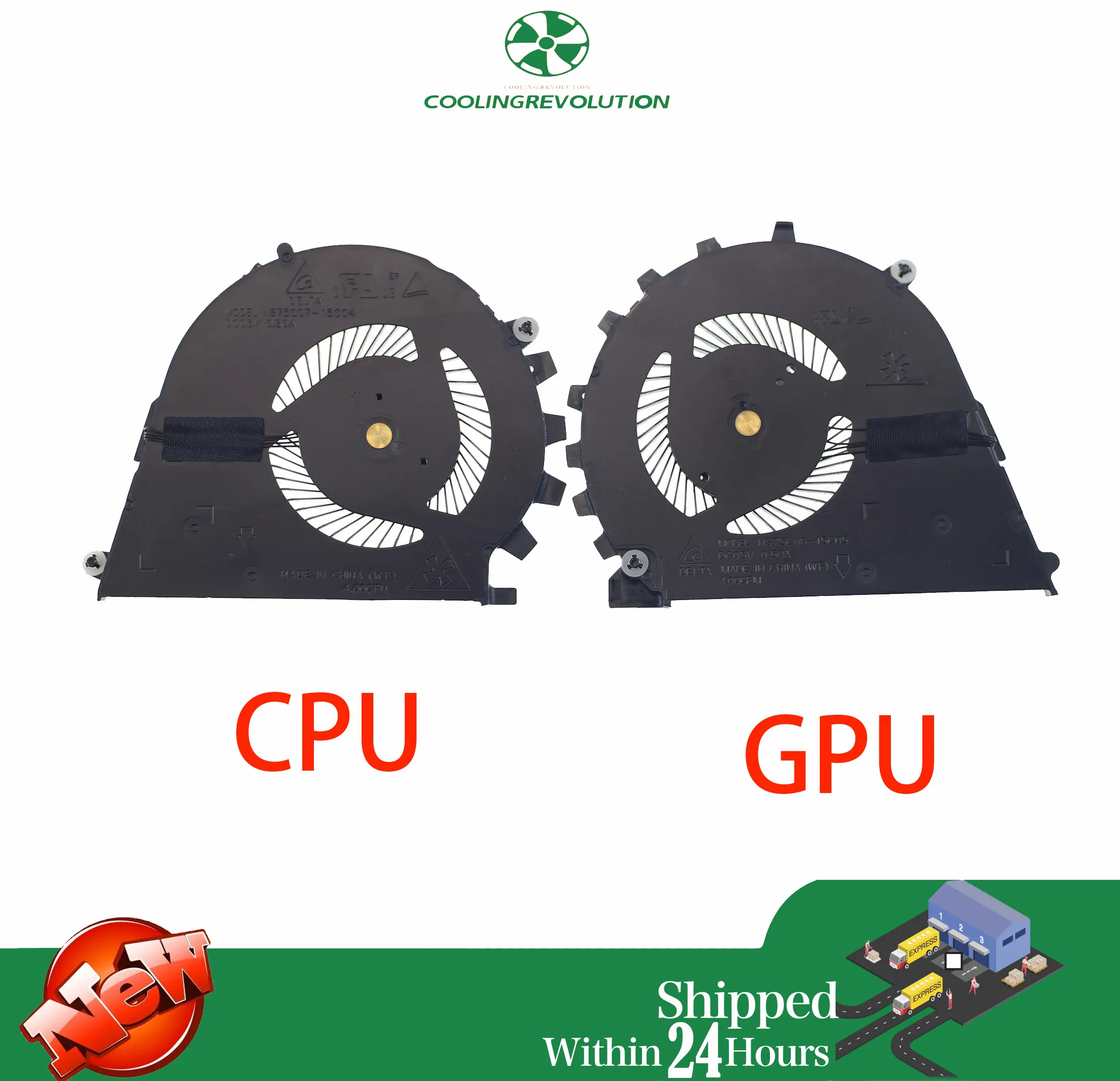 Ventilador de refrigeración GPU para ordenador portátil HP ZBook Studio, 15 pulgadas, G3, G4, HSTNN-C88C, HSN-C02C, 840960-001 / 922945-001 - imagen 2