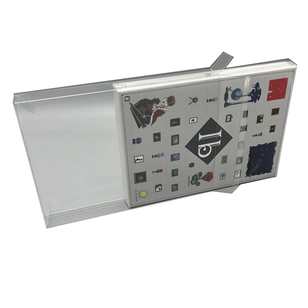 Protector de caja transparente para IB/Nintendo Switch/NS, caja de almacenamiento TEP, carcasa de juego, vitrina transparente