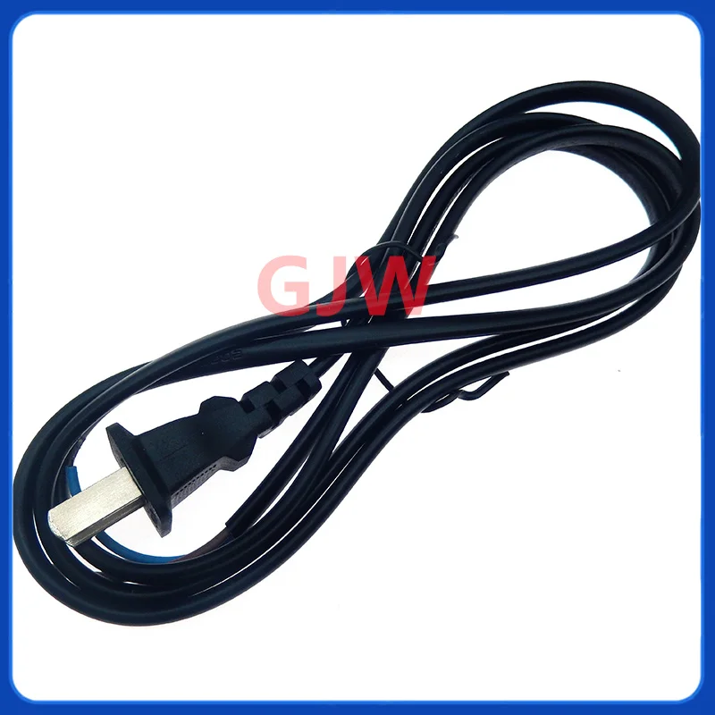 1 Uds América 2 clavijas EE. UU. Cable de extensión pelado 2 pines Cable de alimentación eléctrica luz LED Cable de alimentación de CA negro 1,5 M - imagen 3