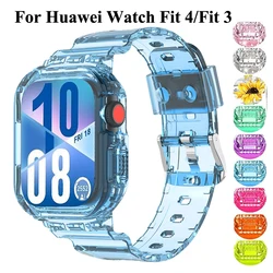 Correa Silicona Huawei Watch Fit 4 / 3 con Funda Protectora