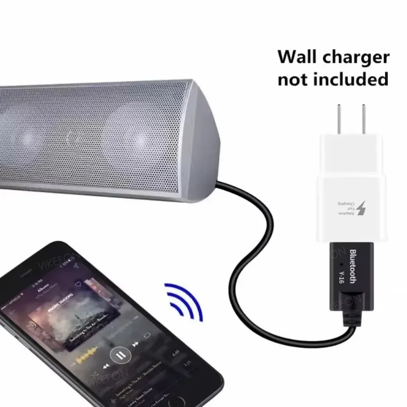 Adaptador de Audio inalámbrico Bluetooth 5,0, receptor, Kit para coche, 3,5 MM, 3,5 Jack, AUX, música estéreo automática, Dongle USB para amplificador de altavoz de coche - imagen 4