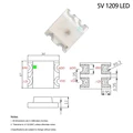 5V 1209 LED