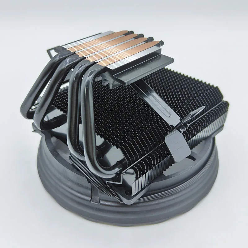 Enfriador de aire de CPU de 120MM, ventilador de radiador de procesador de PC sin luz PWM de 4 pines para Intel 2011 X79 X99 1700 1366 115X 1200 - imagen 4