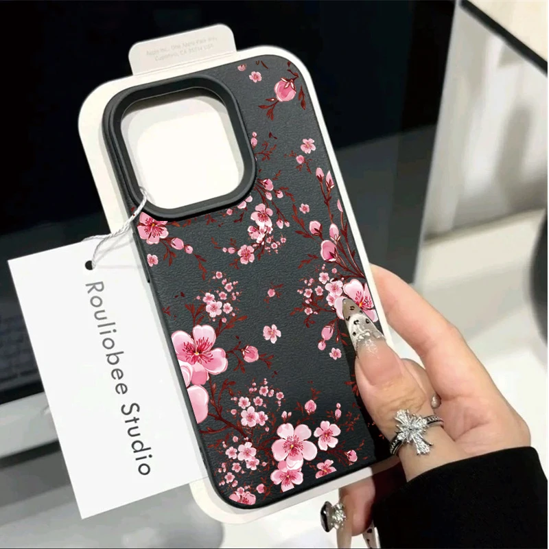 Funda de mariposa y flor para Realme 15 14 13 12 11 9 Pro Plus 10 8 5G 8i C53 C51 C63 C55 C35 C30S C65 C21Y C25Y, funda de cuero para dulces - imagen 4