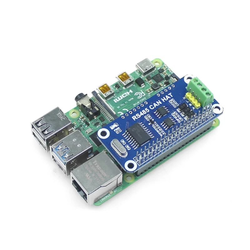 RS485 CAN HAT MCP2515 comunicación CAN BUS módulo HAT placa de expansión para Raspberry Pi 3 modelo B + 3B Plus 4 4B Zero - imagen 5