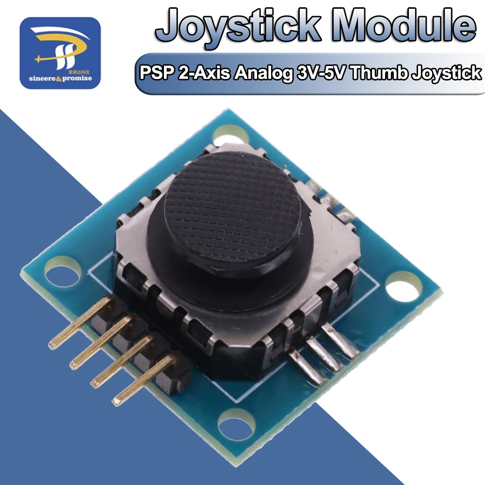 Módulo de Joystick Mini XY de doble eje PSP Módulo de Joystick de pulgar analógico de 2 ejes 3V-5V para Arduino