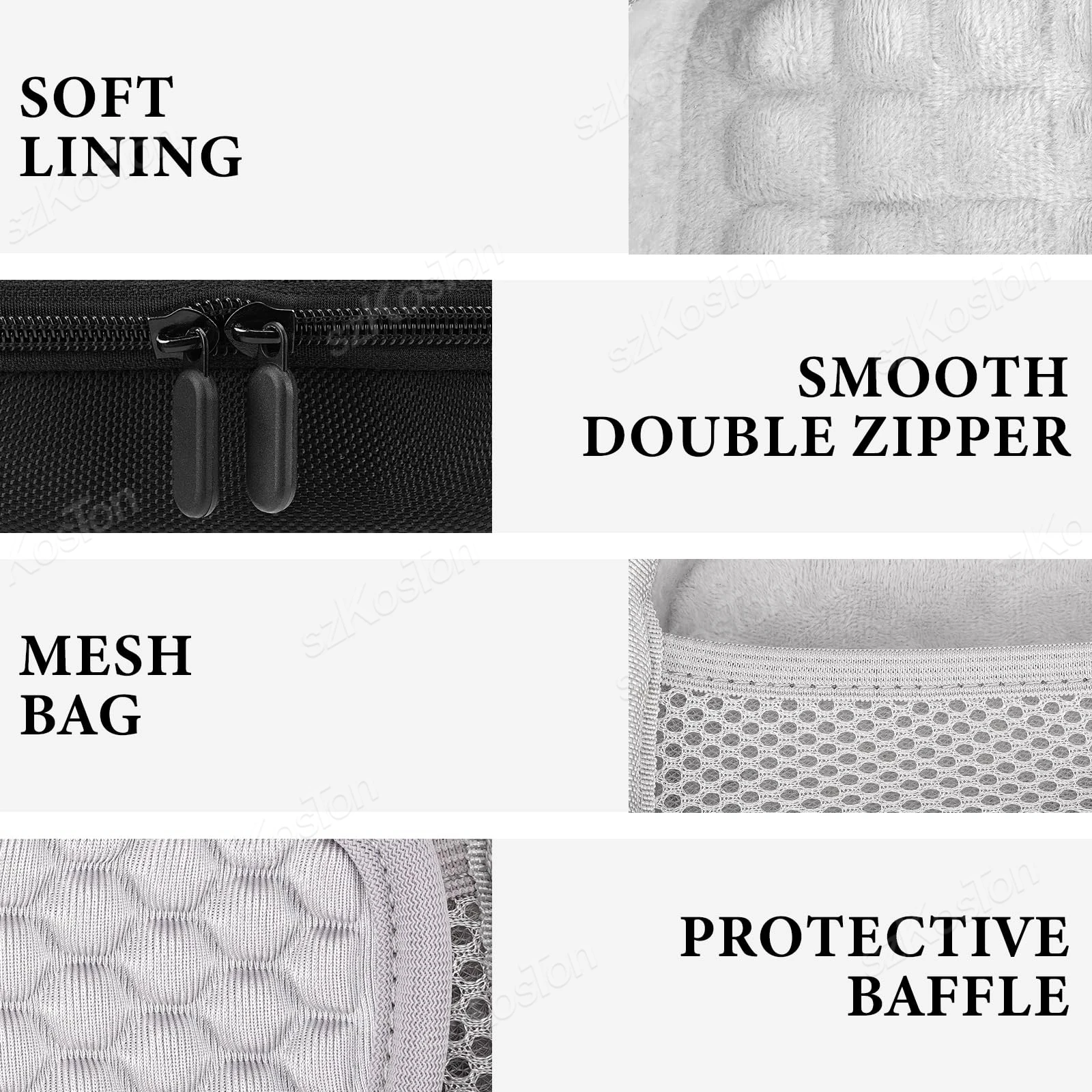 Estuche de transporte para micrófono para DJI Mic 3 Mic 2 Mic Mini Mic Estuche de carga Bolsa de almacenamiento de carcasa dura para Hollyland Lark MAX 2 - imagen 4