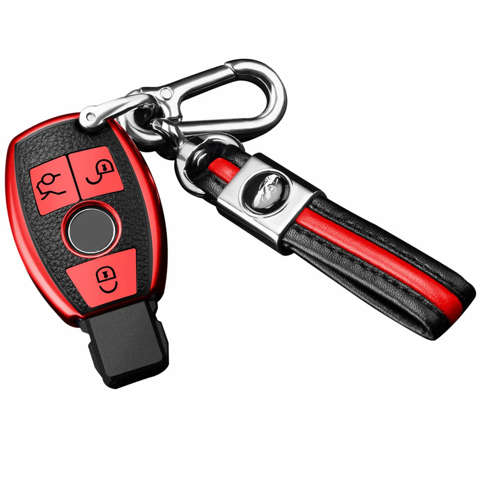 1 unidad de funda para mando a distancia de coche de TPU a la moda para Mercedes Benz A B C E S R CL CLA GL W176 W246 W463 X166, accesorios para automóviles - imagen 2