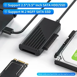 Cable Adaptador SATA a USB-C 3,0 5Gbps para SSD HDD 2,5 pulgadas