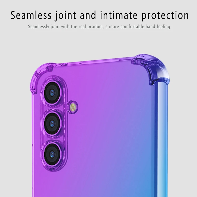 Funda de TPU a prueba de golpes para Samsung Galaxy A17 A07 A06 A16 5G A26 A36 A56 A25 A15 A25 A35 A55 5G A54 funda protectora Fundas Coque - imagen 3