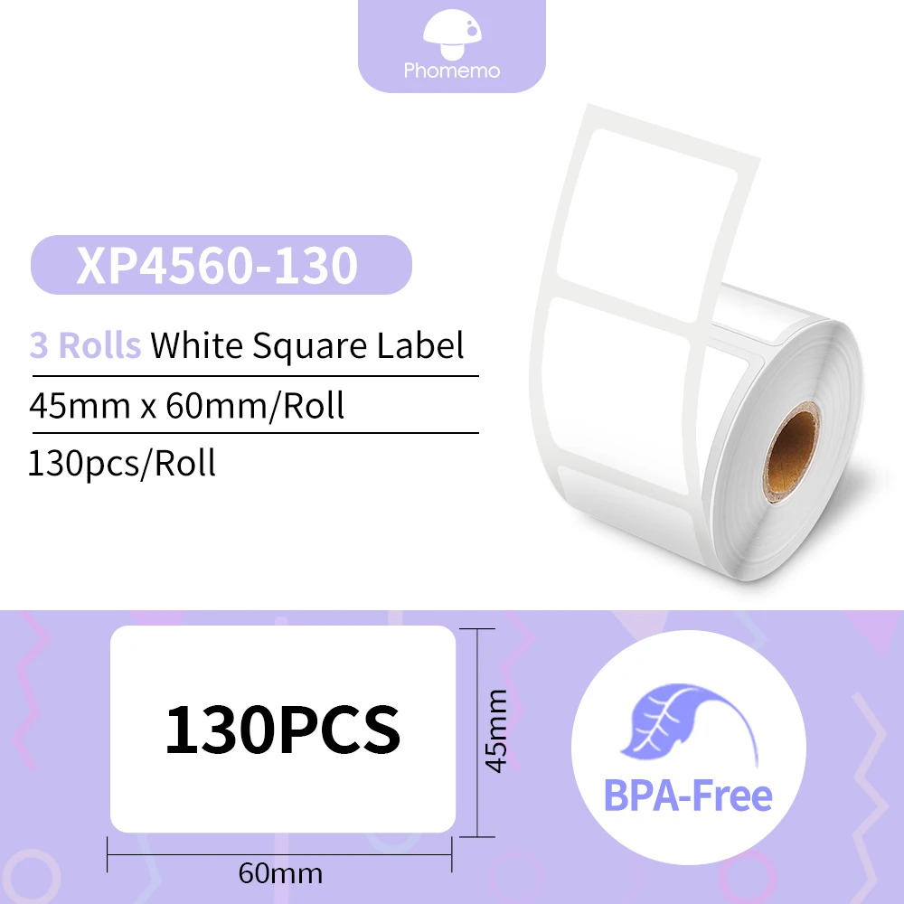 3 Rolls 45x60mm