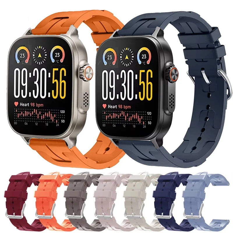 Correa deportiva de silicona de 22mm para reloj inteligente Realme 5, Correa para Realme S S Pro/2 3 3 Pro/Realme Watch S2