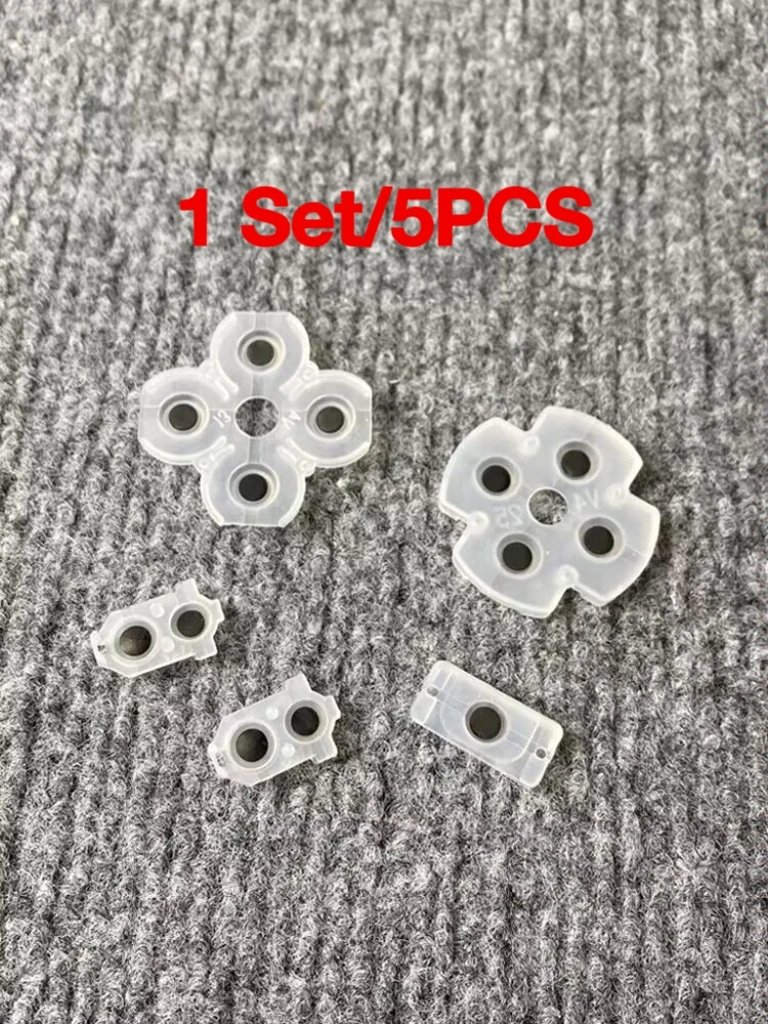 50-100 juegos de almohadillas de goma conductoras de silicona para controlador PS4, pieza de repuesto de reparación de botones para PS 4 - imagen 5