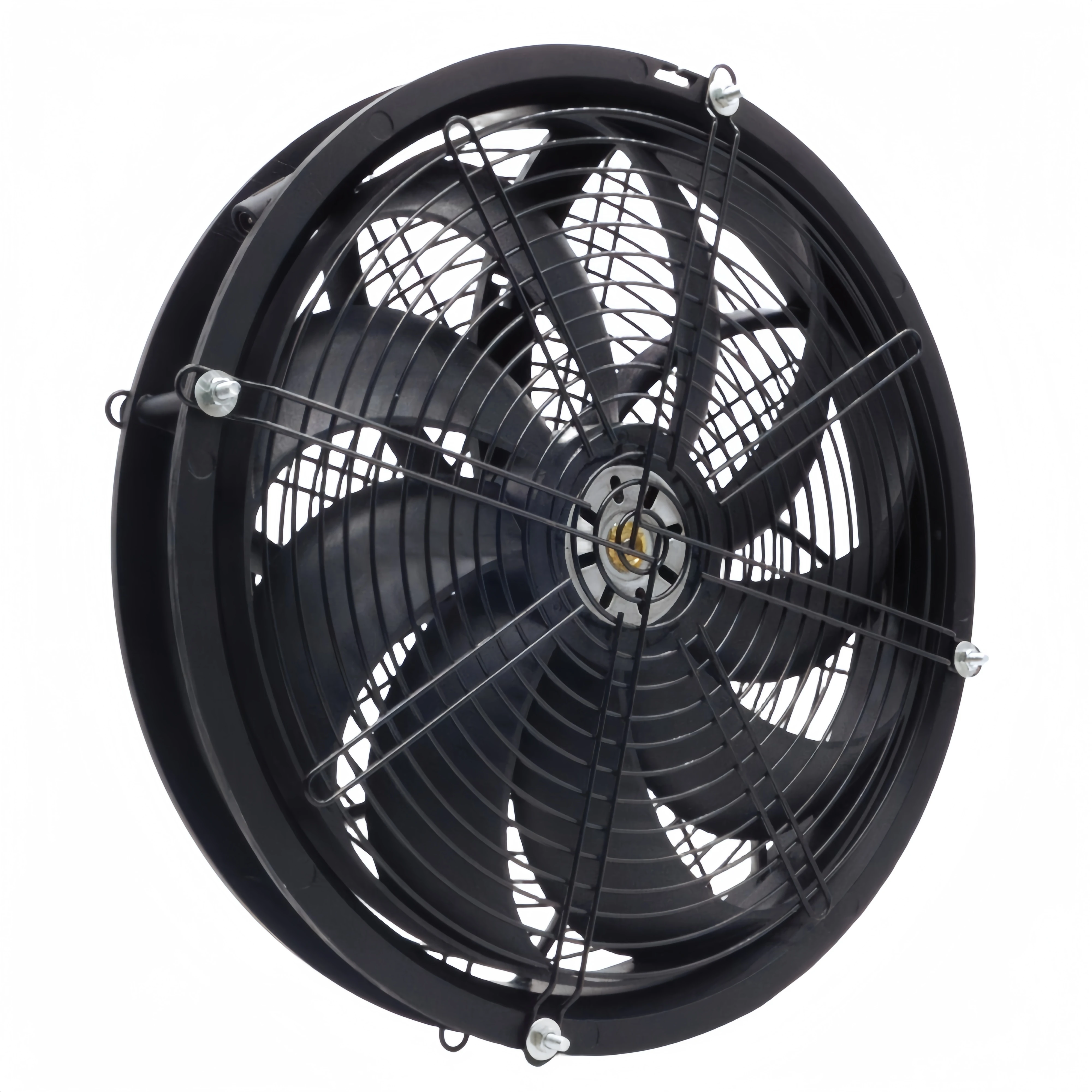 Controlador de velocidad de ventilador Industrial Circular, marco de Metal de flujo de aire grande, servidor de invernadero, 30cm X 4cm, 12 pulgadas, 115V, 230V, 730CFM - imagen 5