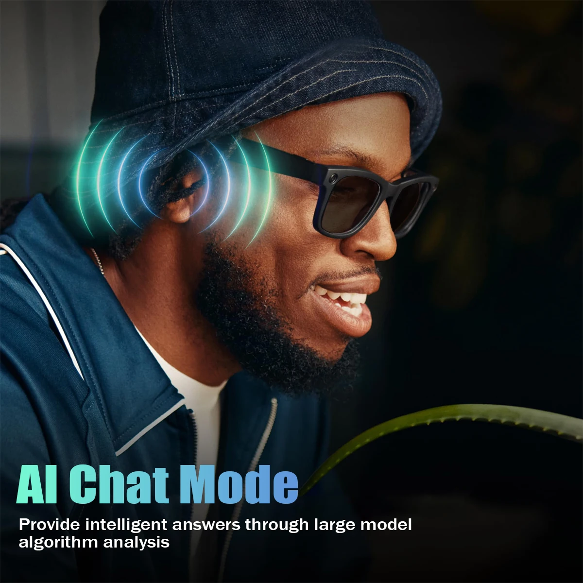 800W HD AI gafas inteligentes cámara grabación de vídeo AI traducir gafas inalámbricas Bluetooth llamada gafas lentes que cambian de Color - imagen 3