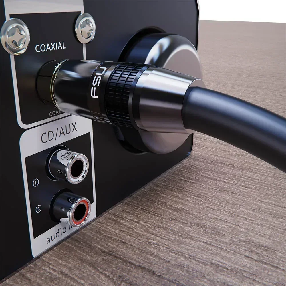 Cable Coaxial Audio Digital RCA a SPDIF - Alta Fidelidad - imagen 4