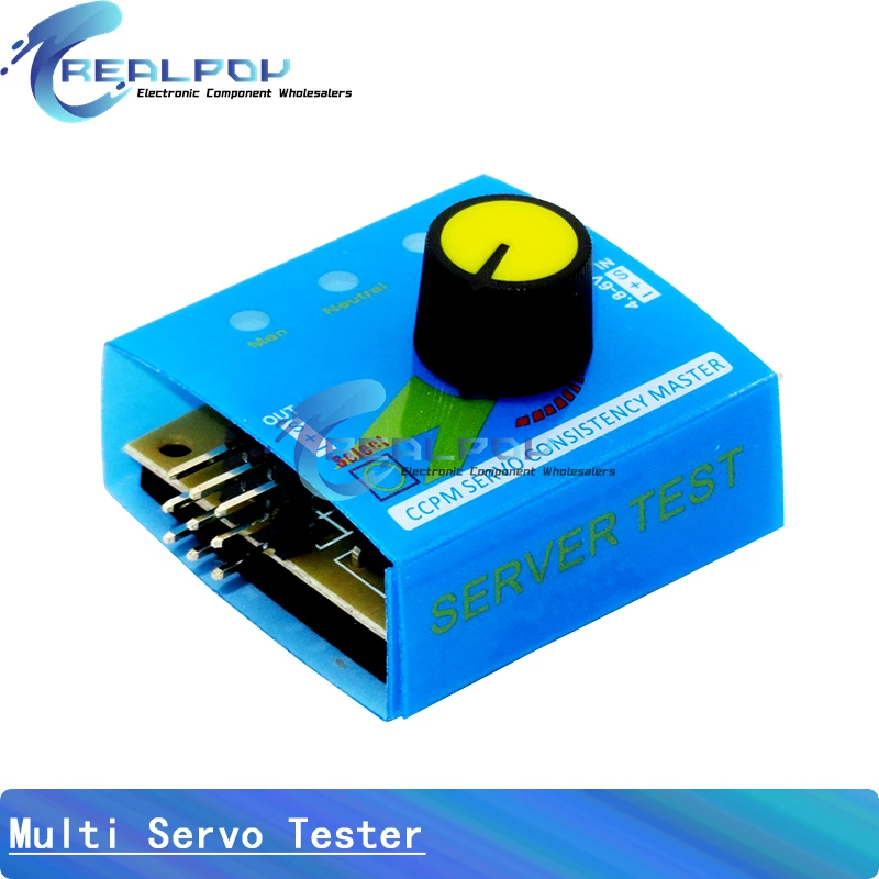 Multi Servo Tester 3CH ECS controlador de velocidad de consistencia canales de energía CCPM medidor para Rc Drone coche barco avión modelos SG90