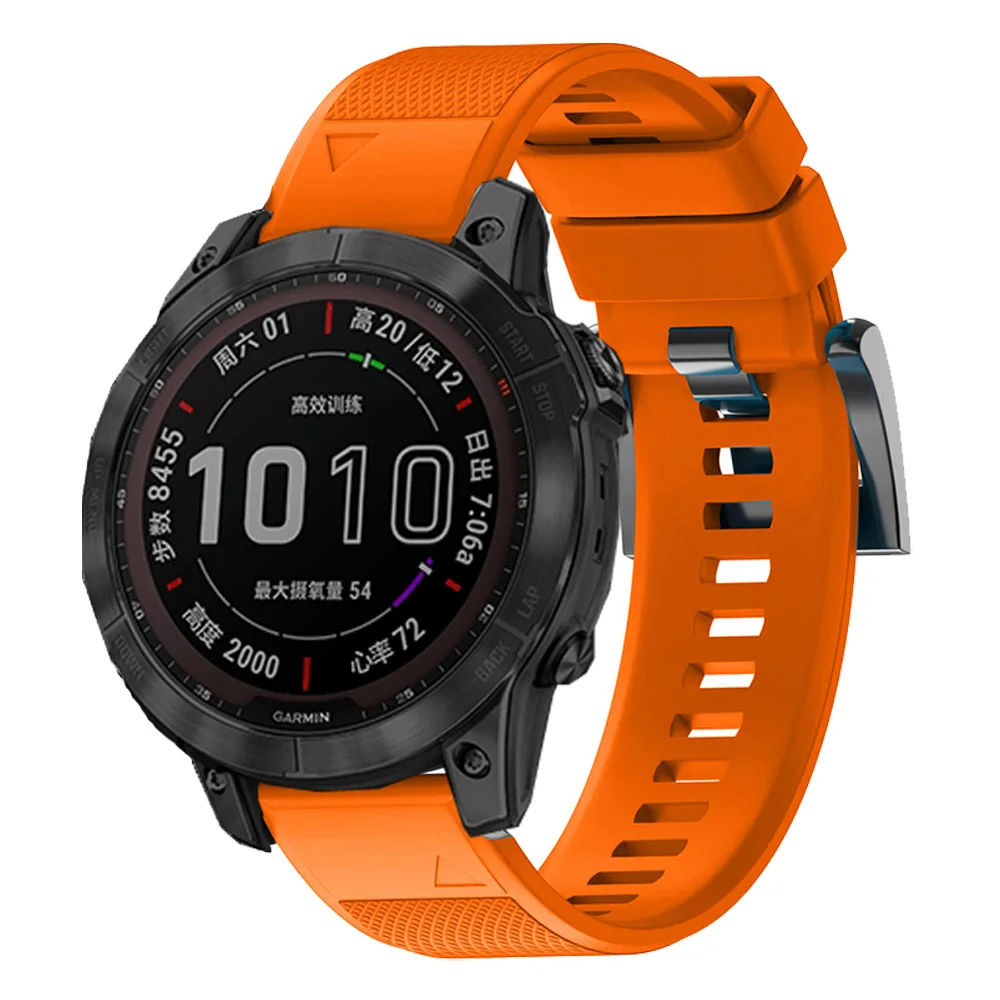 Bandas Quickfit de 22mm y 26mm para Garmin Fenix 8, 7, 7X, 6X, 6 Pro, 5X Plus, 955, correa para Epix Gen 2, 47mm, 51mm, pulsera de silicona Enduro - imagen 3