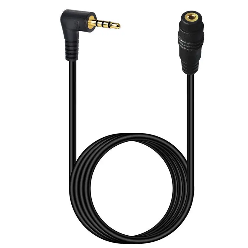 Cable de extensión de Audio para micrófono y auriculares con cable macho a hembra de 2,5mm, Cable adaptador de cobre puro chapado en oro mono de 3 polos y 4 polos - imagen 5