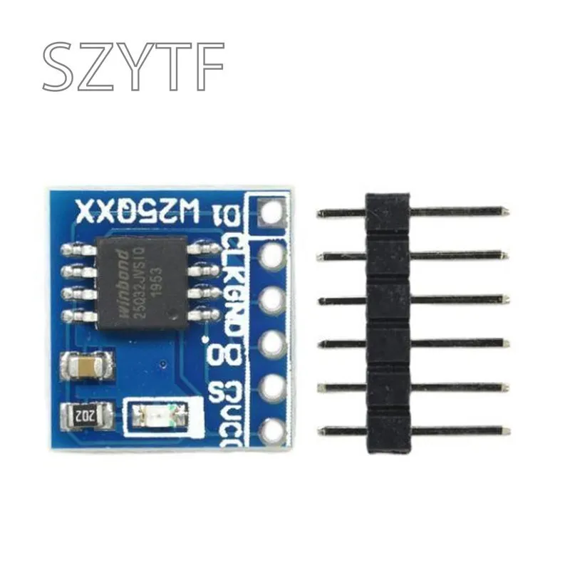 Módulo de Almacenamiento FLASH de gran capacidad, interfaz SPI, código BV FV STM32, W25Q32, W25Q64, W25Q128