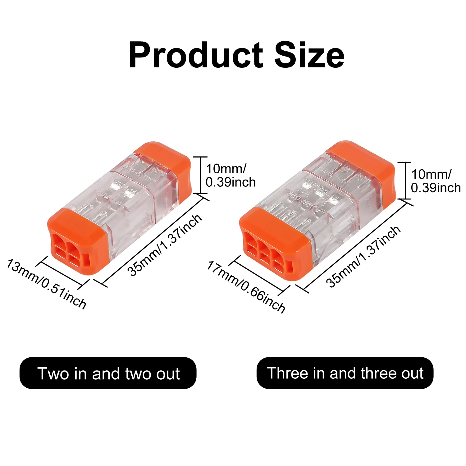 6/12 Uds LT-22 LT-33 conector rápido de cable cableado rápido conector de cable eléctrico Mini conector de cable rápido 2/3 pines - imagen 2