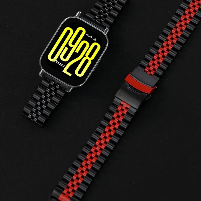Correa de acero inoxidable de 22mm para Redmi Watch 5 Active/5 Lite Smartwatch pulsera para hombre Correa para Redmi Watch 3 Lite/3 Active Band - imagen 2