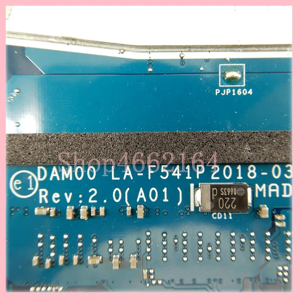 LA-F541P con i7 i9-8th Gen CPU P1000/P2000/GTX1050ti GPU placa base para Dell Precision 5530 placa base para ordenador portátil prueba de 100% OK - imagen 4