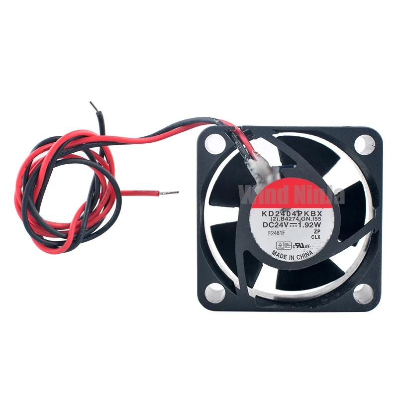 KD2404PKBX 4cm X 40mm ventilador de refrigeración 40x40x20mm DC24V 1,92 W ventilador de doble rodamiento de bolas para fuente de alimentación del convertidor de frecuencia - imagen 3