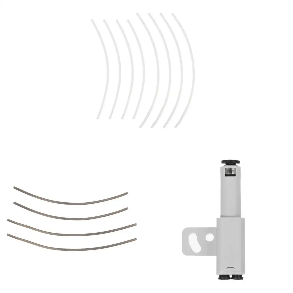 R53C White PTFE Tubing for P1P Printer Extruders, 2.5mm IDx4mm OD Tubing Upgrades Parts