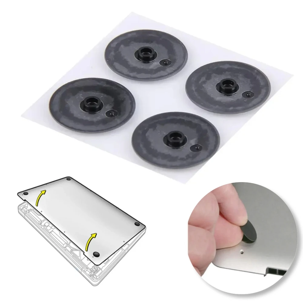 Recambio de pies de goma para Macbook Pro Retina A1398 A1425 A1502, OEM, 4 Uds. - imagen 2