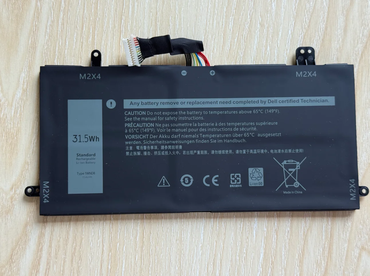 Batería 1WND8 para Latitude 5285 5290 2 en 1 0FTH6F FTH6F X16TW J0PGR - imagen 5