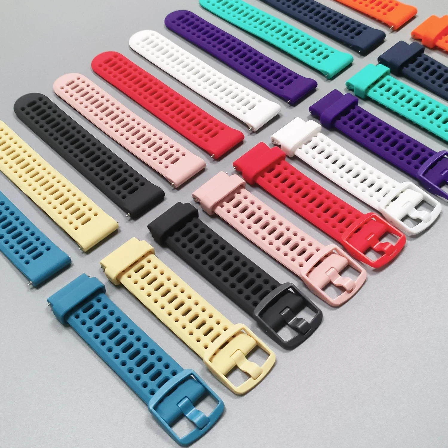 Correa de silicona de 20mm y 22mm para COLMI I28 Ultra/P28 Plus, Correa de reloj para COLMI I30 /P68 P71 P73/M42, pulsera deportiva - imagen 2