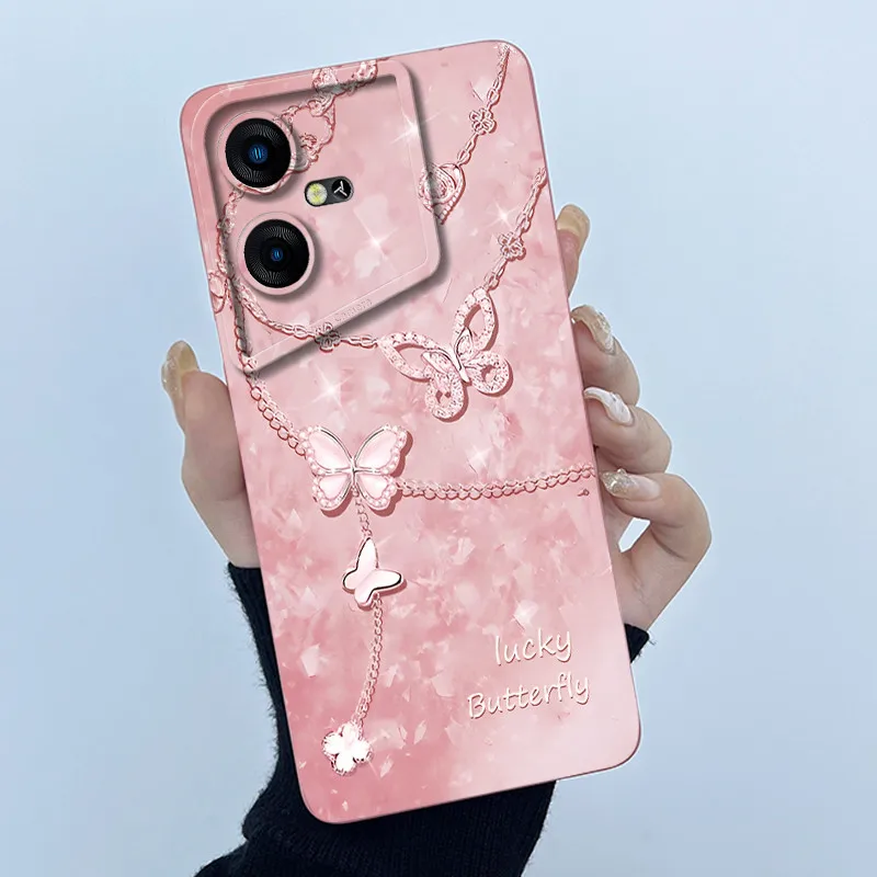 Para Tecno Pova Neo 3 funda de teléfono LH6n funda moda simplicidad pintura al óleo Floral suave carcasa de silicona para Tecno Pova Neo3 Fundas - imagen 4