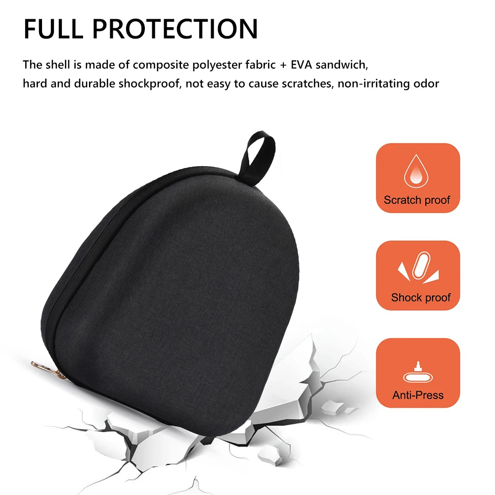 Estuche de transporte duro EVA, bolsa de almacenamiento protectora para auriculares a prueba de salpicaduras, bolsa de transporte de viaje para auriculares inalámbricos PlayStation Pulse Elite - imagen 3