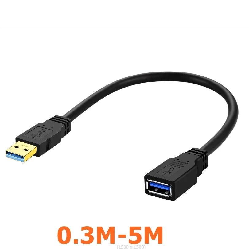 Cable de extensión USB3.0 de 12M, 10M, 8m para Smart TV, PS4, Xbox One, SSD, Cable USB a USB, Cable de datos, Mini Cable de extensión USB3.0 - imagen 5