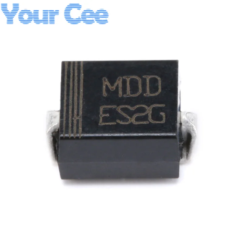 100 Uds RS2M ES2G ES2D SMB (DO-214AA) 2A SMD diodo de recuperación rápida - imagen 3
