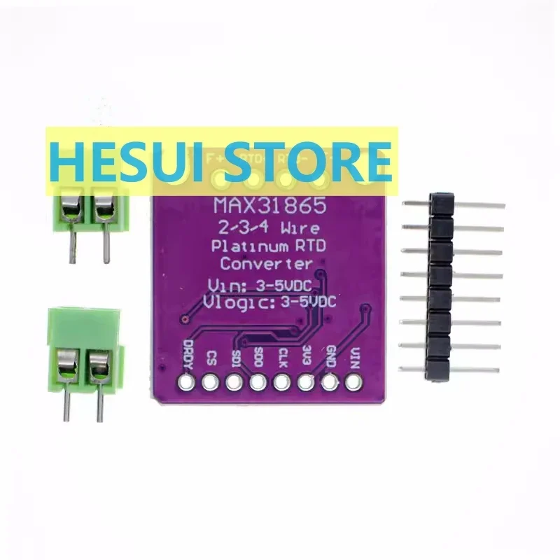 MAX31865 Módulo detector de temperatura de resistencia de platino sensor RTD PT100-PT1000 - imagen 2