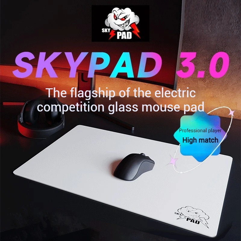 Skypad 3,0 Cloud Glass Esports Gaming Mouse Pad FPS Gaming CSGO superficie lisa Boost Gaming rendimiento elección profesional - imagen 4