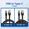 USB A to C Black
