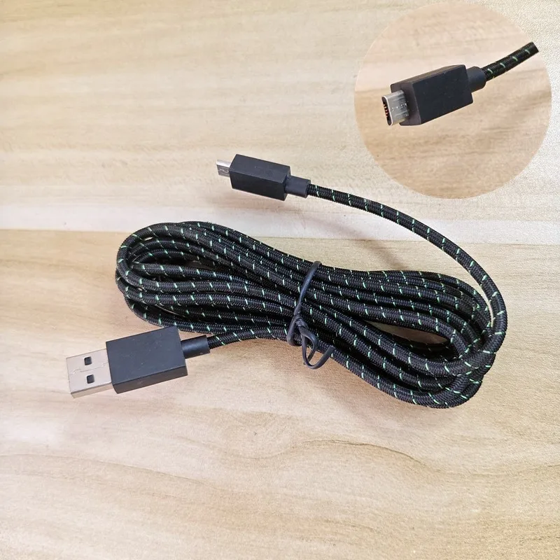 Cable USB para controlador de juegos Microsoft Xbox One Elite 1 (MicroUSB) y Elite 2 (tipo C)