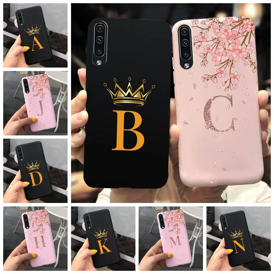 Funda de silicona suave para Samsung A70 A70S A 70 2019, funda de teléfono con letras A la moda para Samsung Galaxy A70 SM-A705FN/DS Coque