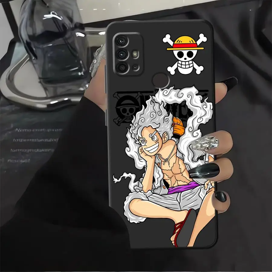 Funda para Motorola Moto Edge 20 Pro 30 Lite G51 G73 G53 G30 G52 G50 G60s G71 G32 G22 Edge40, funda para teléfono con diseño de Anime Luffy Cool - imagen 2