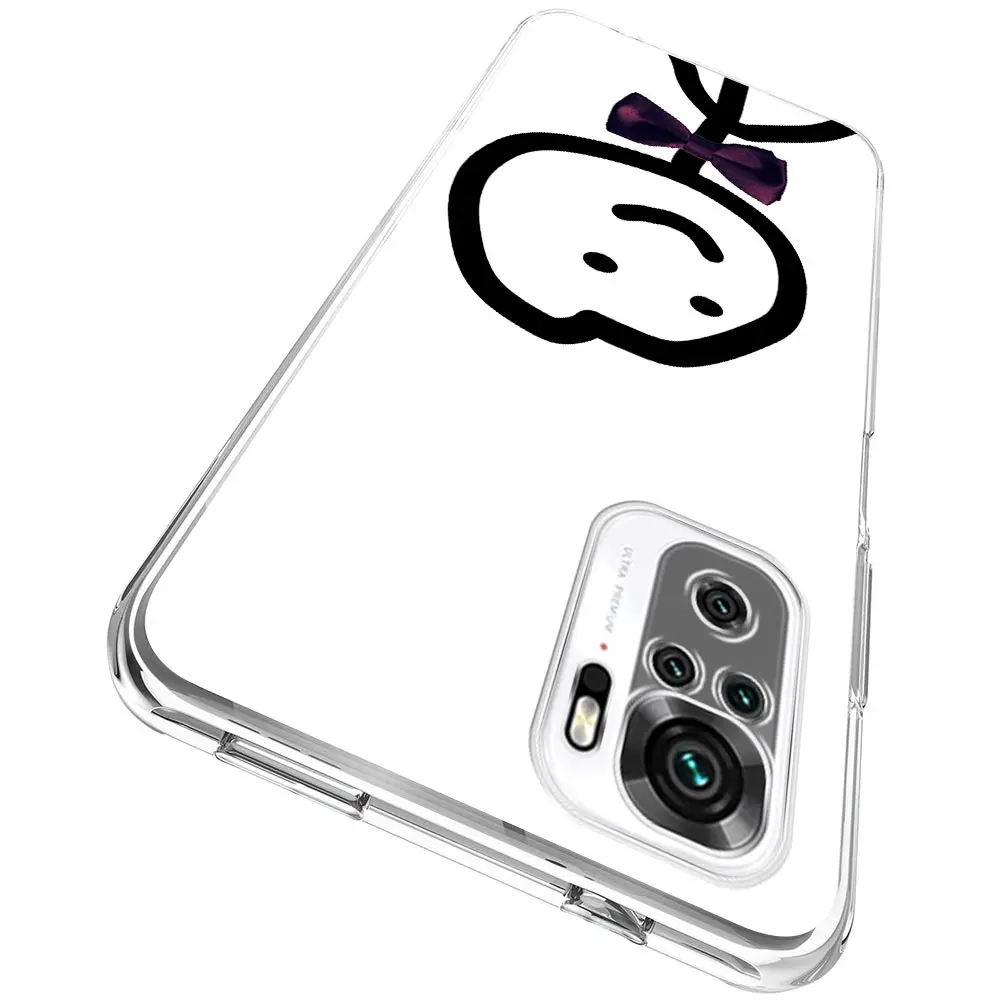 Funda de teléfono transparente con dibujos animados de Matchman para Xiaomi Redmi Note 12, 10C, 10, 11, 9, 8 Pro Plus, 9S, 7, 8T, 9T, 9A, 8A, 9C, K50, K40 - imagen 3
