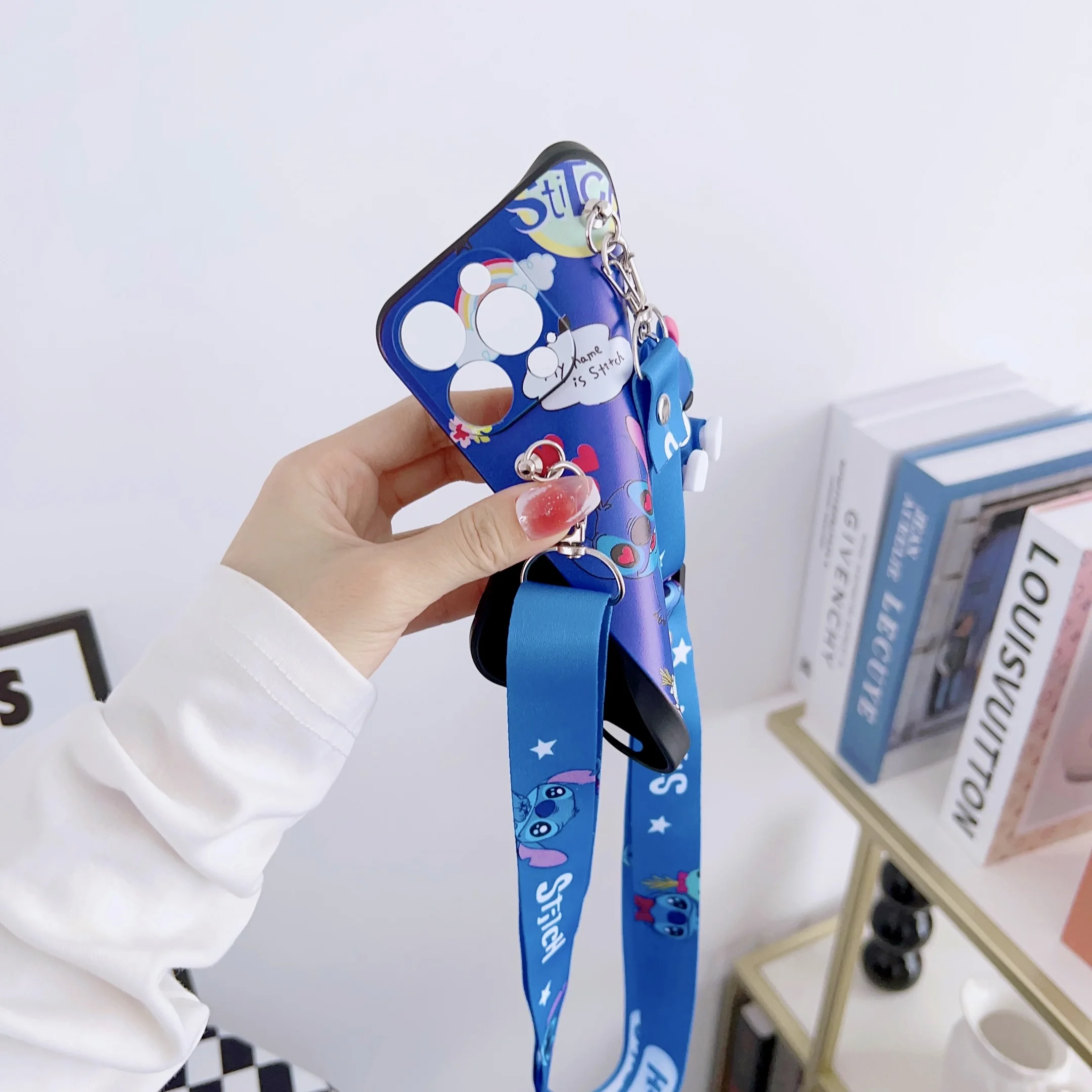 Funda con correa de soporte para Samsung Galaxy A04 A04s A05 A05s A34 A24 A54 A14 A15 A25 A35 A55 A16 A06 - imagen 5