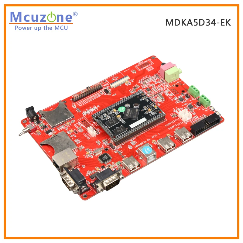 ATSAMA5D34 MDKA5D34-EK, CPU Cortex-A5 de 536MHz, 256MB DDR2, 256MB NAND,HS USB, ISI(OV2640), Linux 4.9 - imagen 3