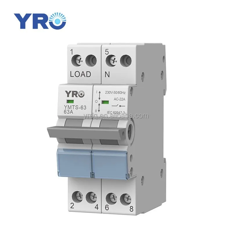 YRO 2P 40A MTS Doble potencia Transferencia manual Interruptor de aislamiento Disyuntor de enclavamiento - imagen 2