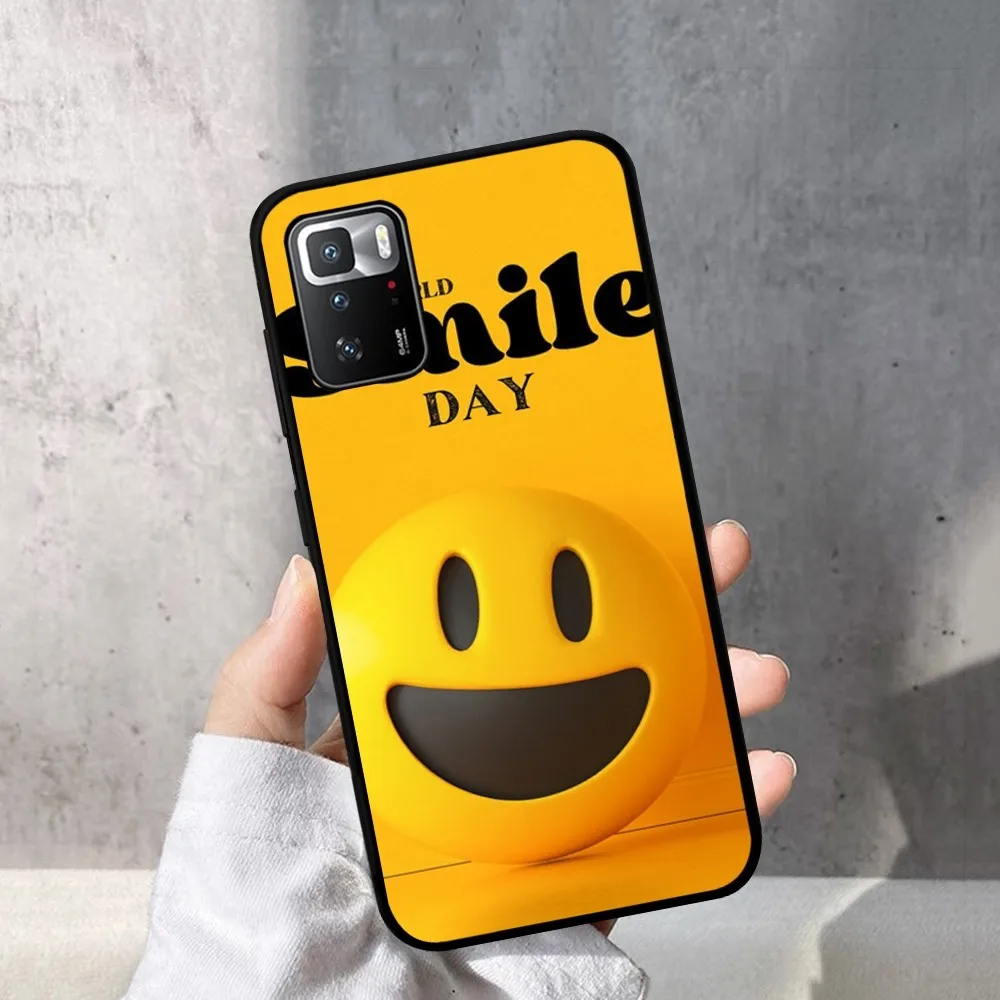Fashion Yellow Smile Phone Case For Redmi Note 4 X 5 A 6 7 8 T 9 9S 10 11 11S 11Epro Poco M3 Pro - imagen 5