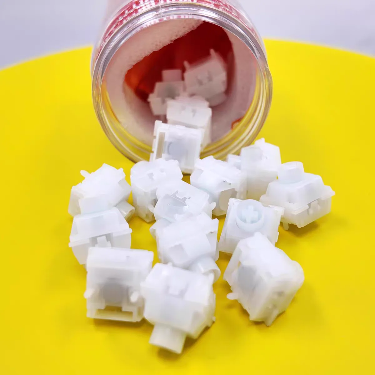 Unionwell Hunyuan interruptor magnético hun Yuan interruptor RGB lineal para teclado mecánico magnético precubricado resorte largo entorse - imagen 5